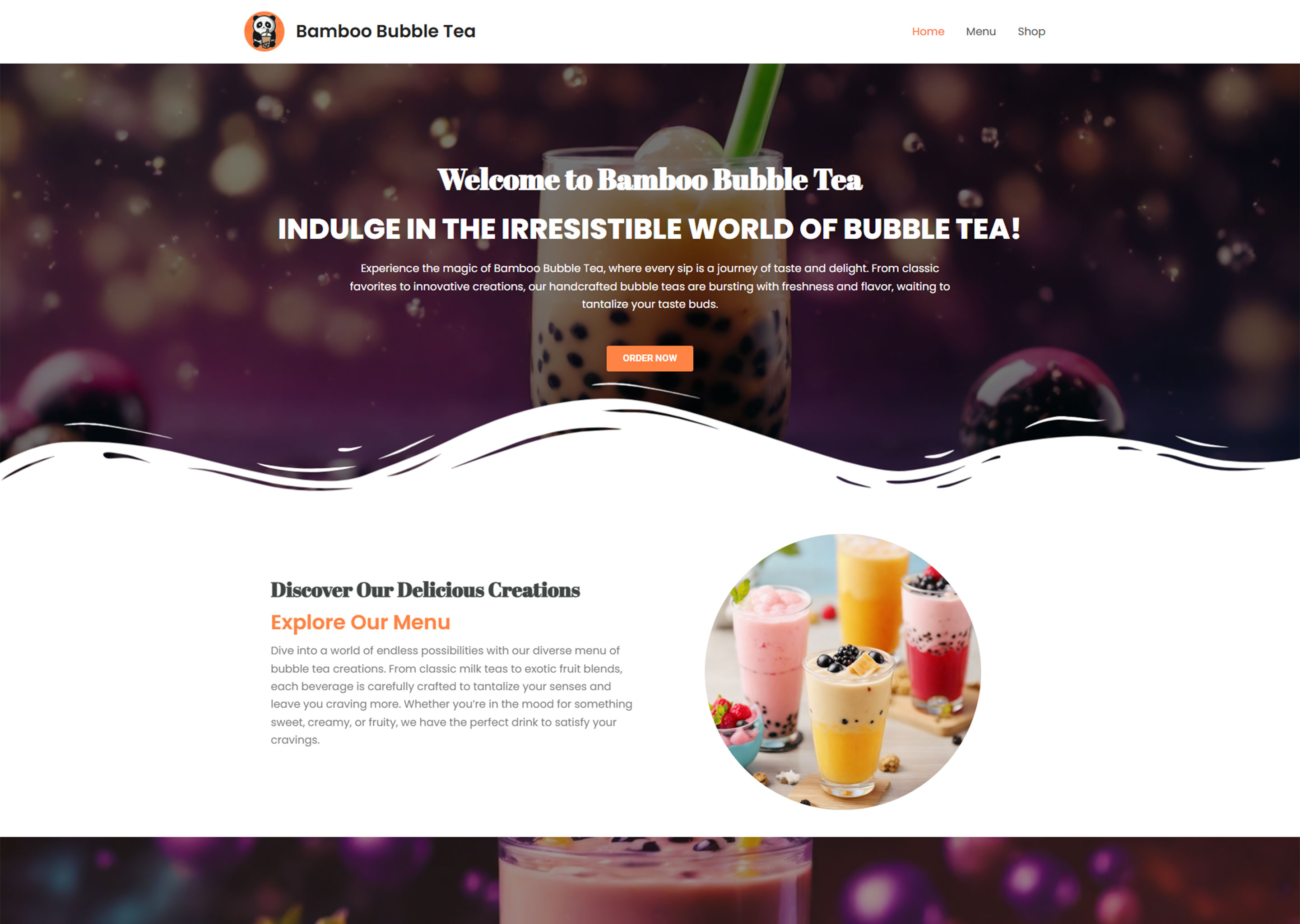Bamboo Bubble Tea